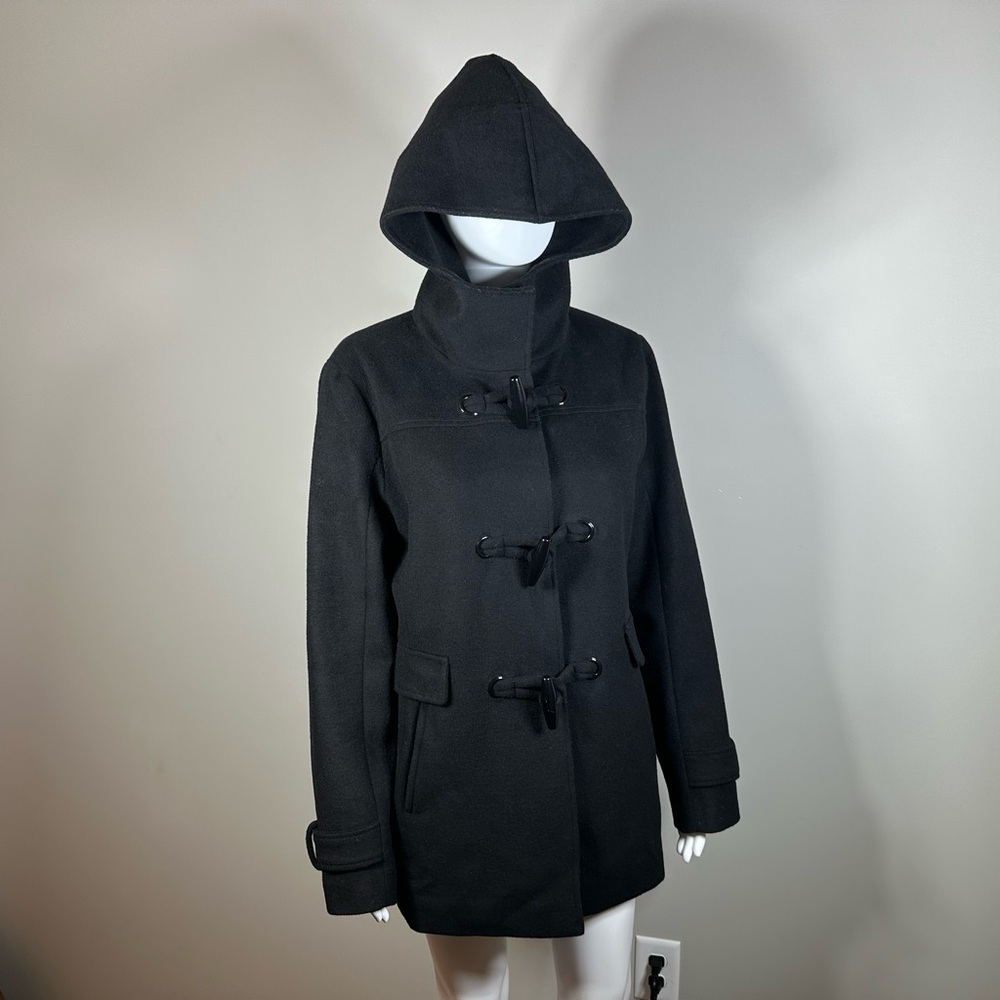 Pendleton Duffle Toggle Wool Hooded Coat - image 2
